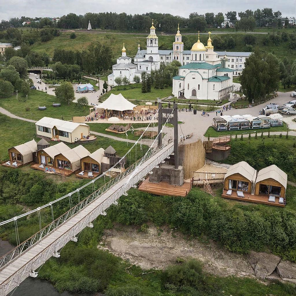 Строительство круглогодичного туристско-рекреационного отеля в формате «глэмпинг» 